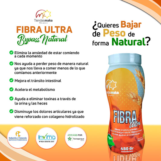 🌿 FIBRA ULTRA – Tu bypass natural para perder peso sin esfuerzo